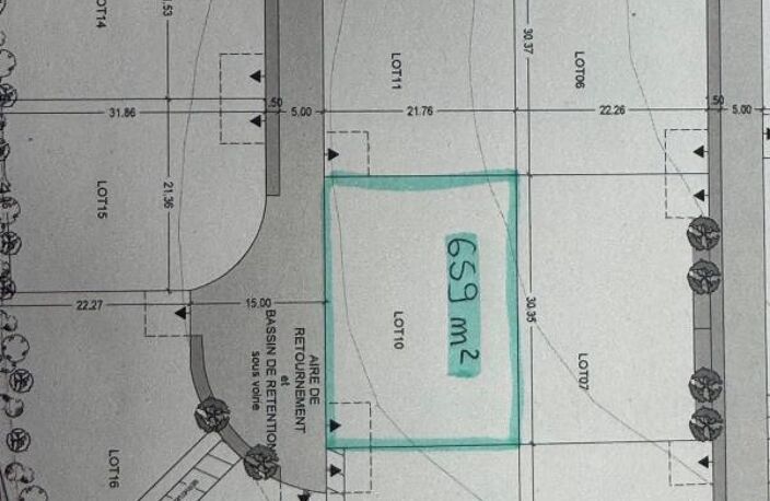 Terrain constructible de 612 m² - Roumoules — photo 3