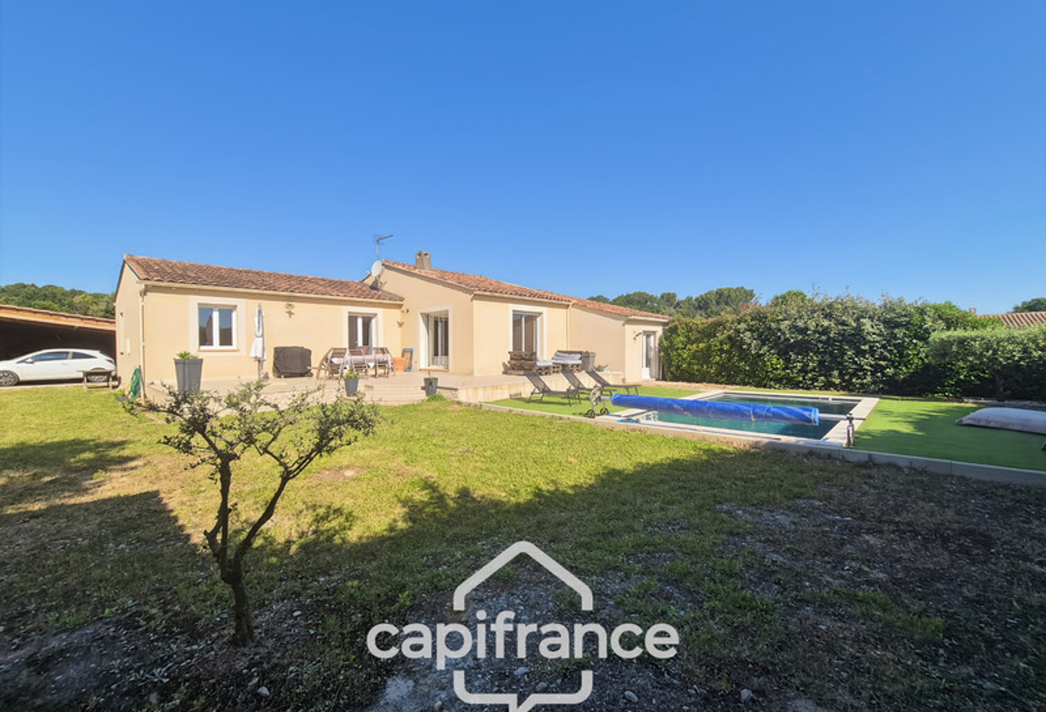 Maison à vendre 5 pièces 123m-ROQUEMAURE (30), piscine, sans vis-à-vis- terrain 900m² — photo 1
