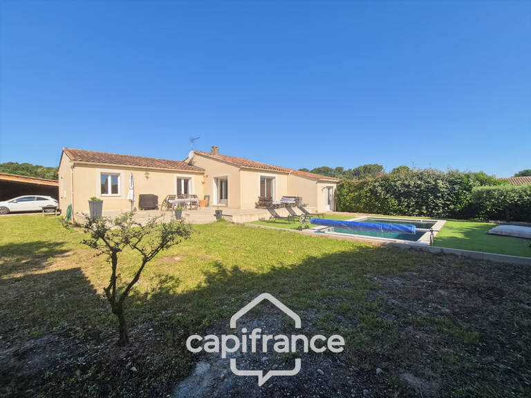 Maison à vendre 5 pièces 123m-ROQUEMAURE (30), piscine, sans vis-à-vis- terrain 900m² — photo 1