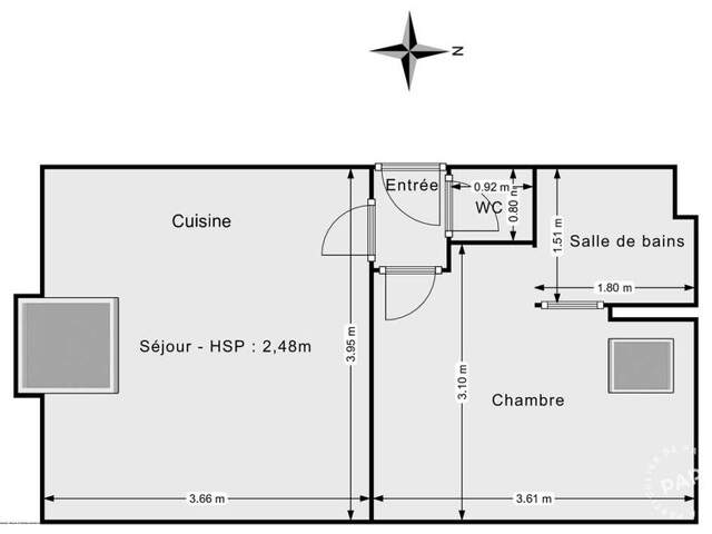 A vendre appartement - La ville Du bois 91 - Centre-ville :     investissement locatif avec locataire en place et bonne rentabilité — photo du bien