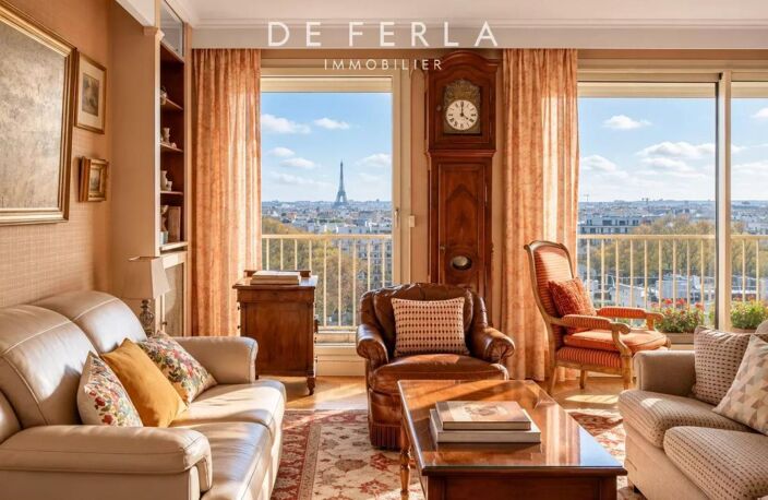 Duplex au dernier étage — Terrasse panoramique — COURBEVOIE / ÎLE DE LA JATTE — photo 2