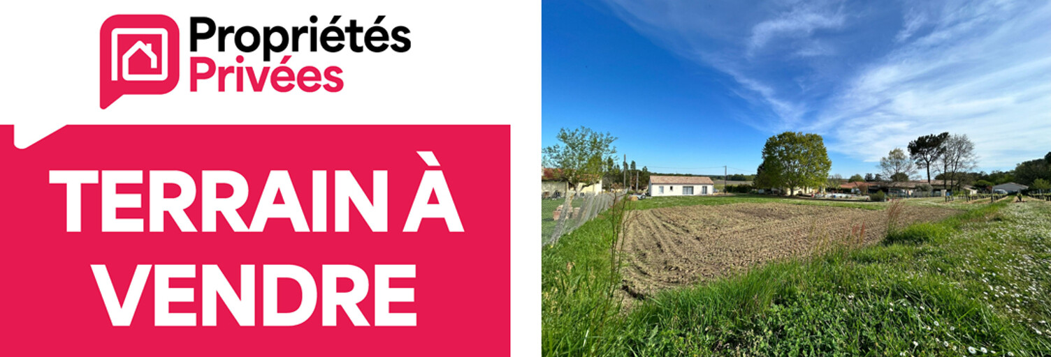 Terrain  1032 m² à vendre à Pugnac (33710)