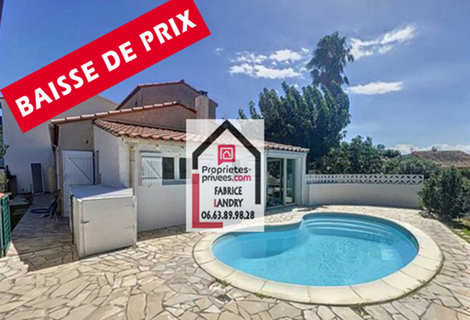 Villa 3 faces 3 chambres avec piscine quartier calme — photo 1