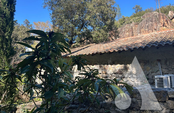 BASTIDE EN PIERRE SUR 1 HECTARE AVEC RIVIÈRE, UN LIEU UNIQUE PROCHE CALLAS — photo 4