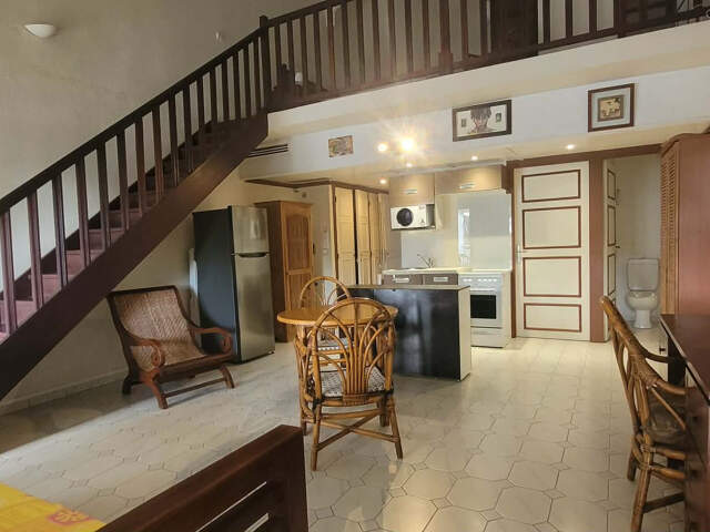 Beau T2 climatisévavec mezzanine et terrasse — photo du bien