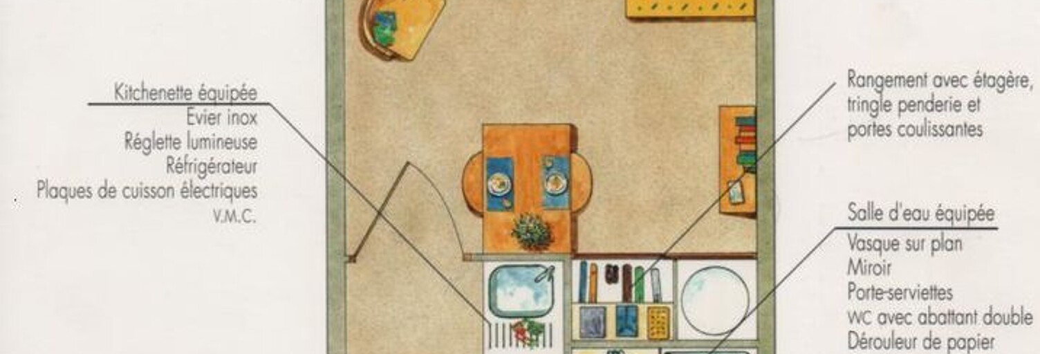 Appartement 1 Pièce 19 m² à louer à Lille (59000)