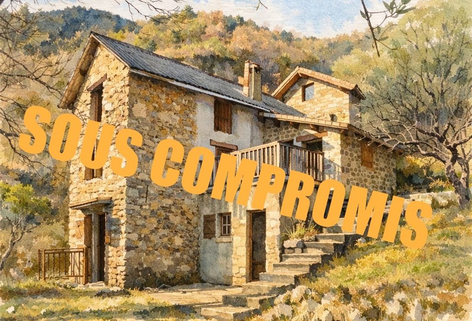 SOUS COMPROMIS - VALDEBLORE MAISON 94M² + GRANGES TERRAIN 9246 — photo 1