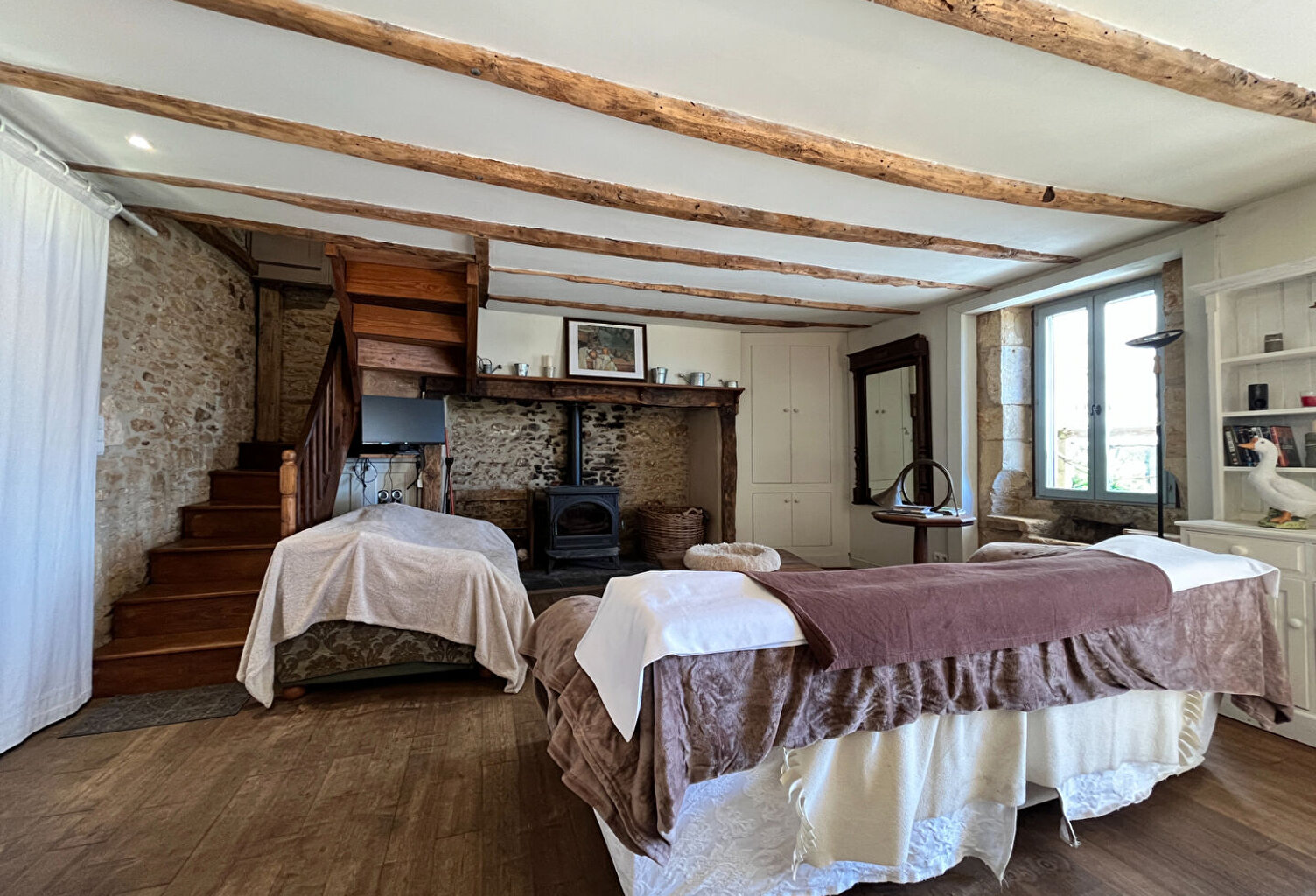 Demeure en pierre avec dependances, Villefranche du Perigord — photo 1