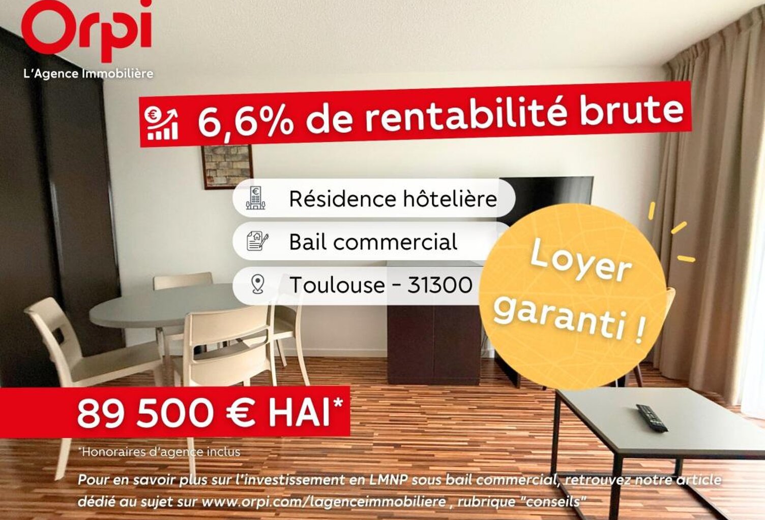Appartement T2 - TOULOUSE (31300) — photo 1