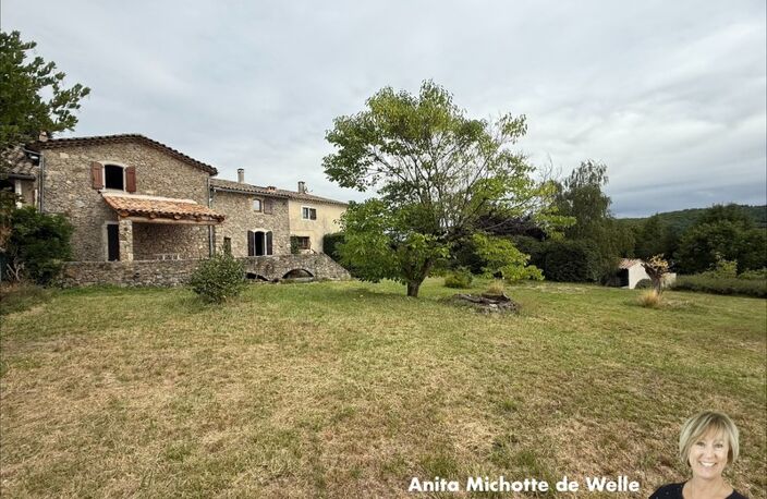 Maison bourgeoise mitoyenne à vendre 9 pièces COLOGNAC (30) terrain env. 1600m2 — photo 2
