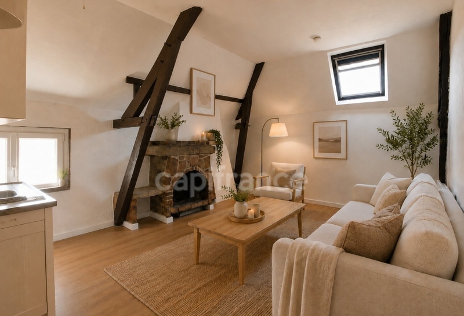 Appartement à vendre 2 pièces de 33m² - La ville du bois - Belle opportunité en centre-ville pour investir — photo 1