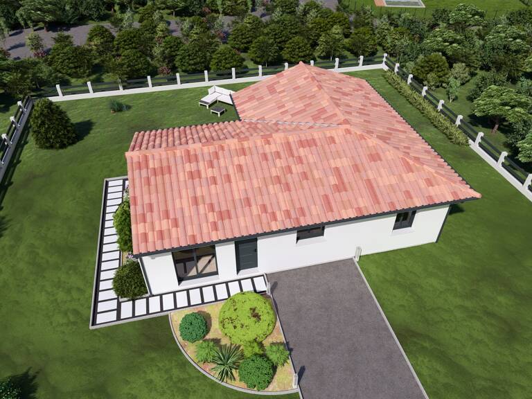 Maison neuve 3 chambres 90m² à Onesse-Laharie — photo 1