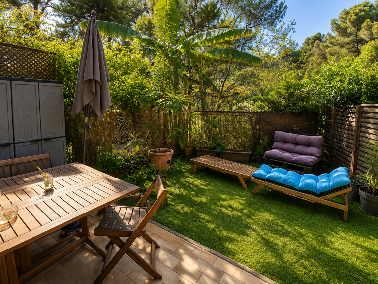 NICE RIMIEZ   Studio avec jardin privatif, cave et parking p — photo 1