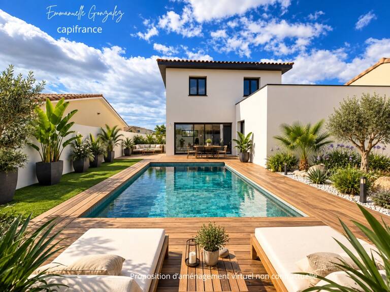 Villa contemporaine 150 m² 5 pièces à BASSAN (34) — photo 1