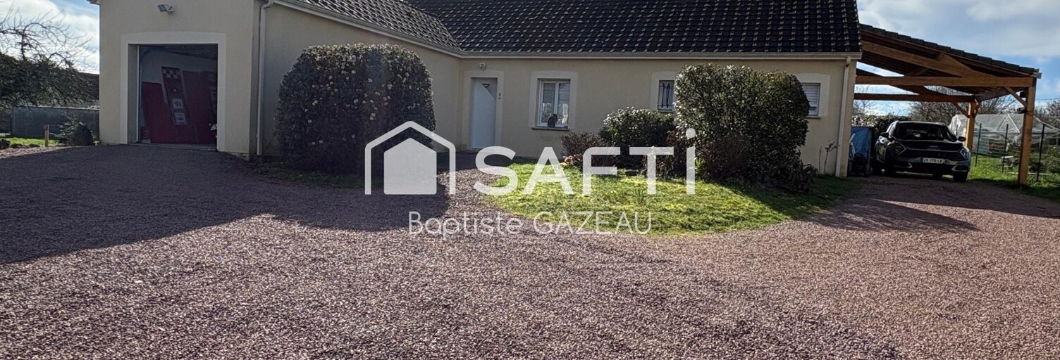 Maison 4 Pièces 136 m² à vendre à Saint-Martin-d'Auxigny (18110)