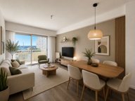 M2281 - TOULON - Mourillon - Appartement T3 - Balcon - Vue mer — photo 2