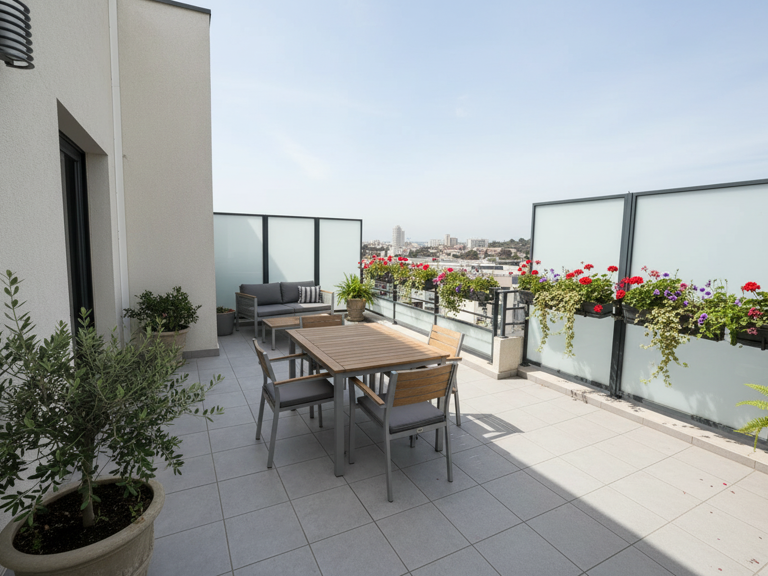 Marseille 10ᵉ   Saint-Loup | T3 dernier étage avec terrasse 22 m2   Cadre de vie privilégié — photo 1