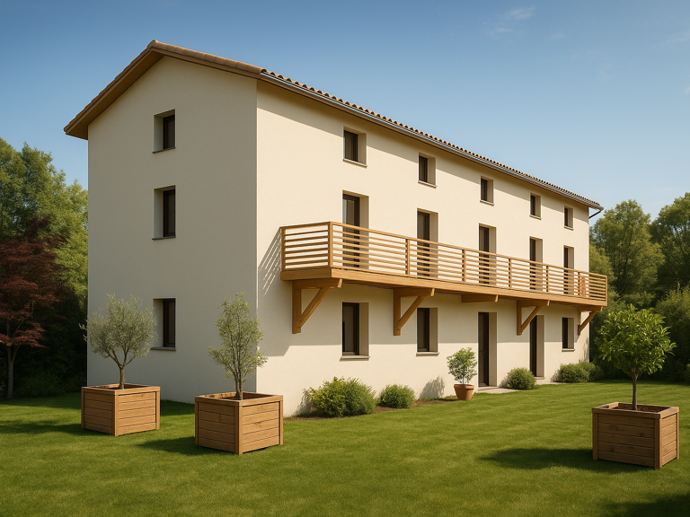 Ensemble immobilier avec maison 200m2 + terrain constructibl — photo 1