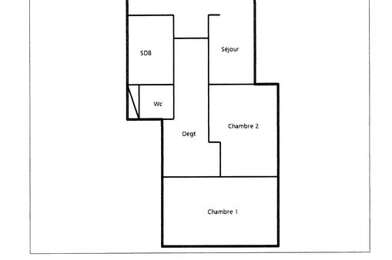 Appartement 3 pièces 1100 €