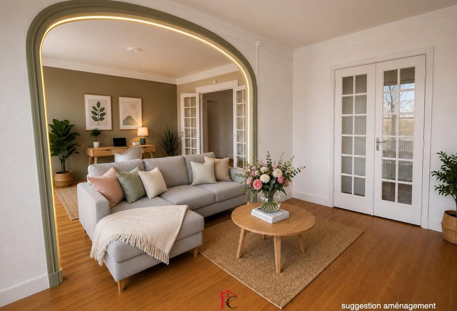 Appartement 112 m² Hyper-centre de Verneuil 3 chambres séjour double  2 parkings — photo 1