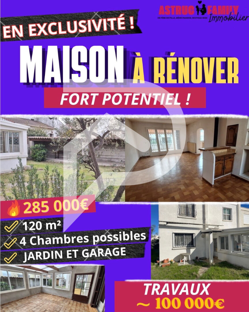 Villa / Maison  T4 à vendre Grau-du-Roi (Le) 30240