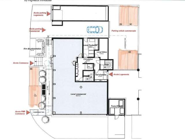 Vente Boutique/Local commercial 194 m&sup2; — photo du bien