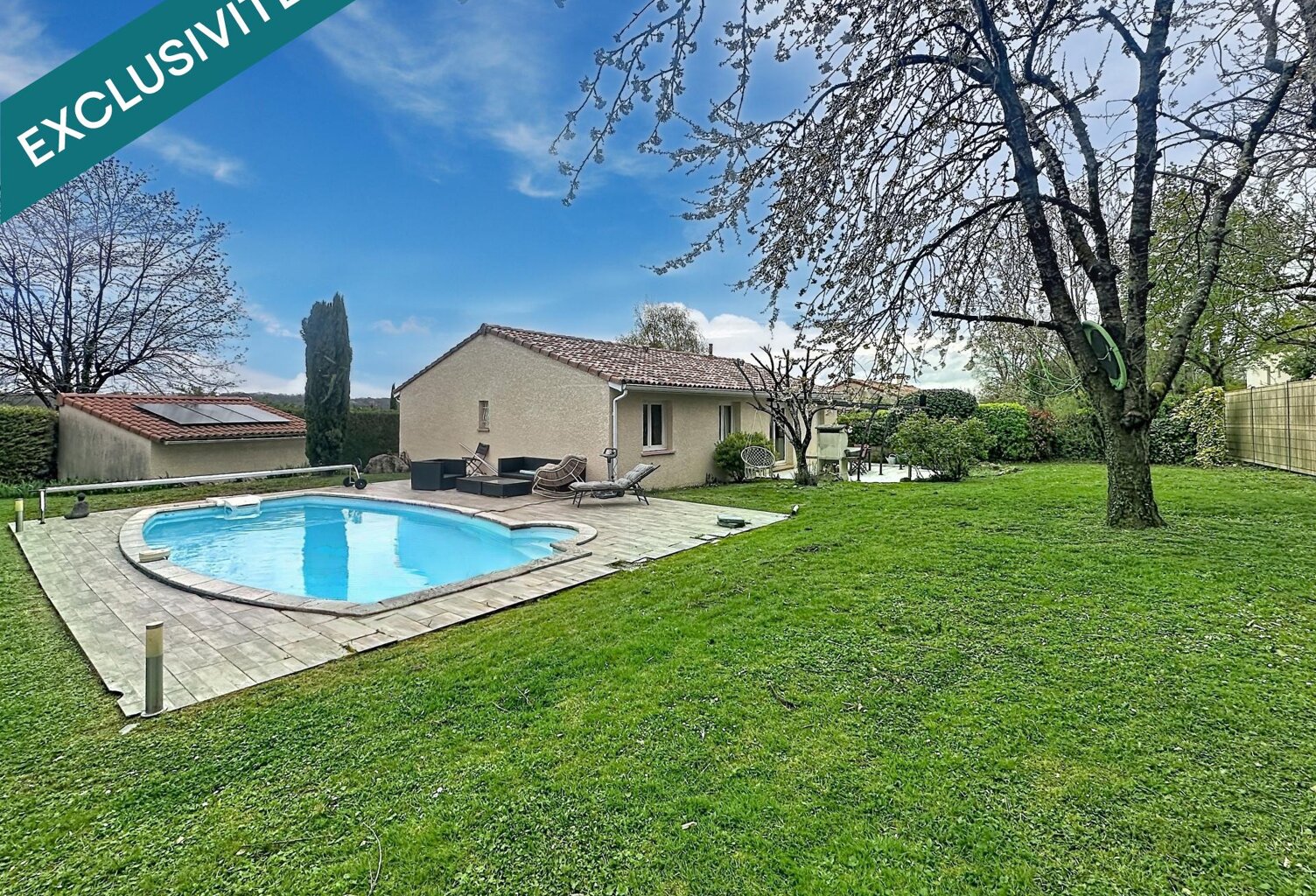 Maison Type Plain pied T5 105m2 avec piscine - BOULOC 31620 — photo 1