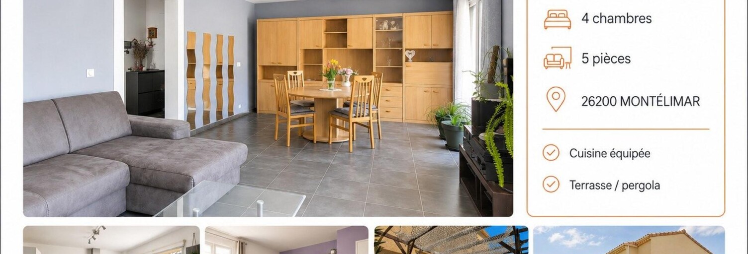 Maison 5 Pièces 138 m² à vendre à Montélimar (26200)