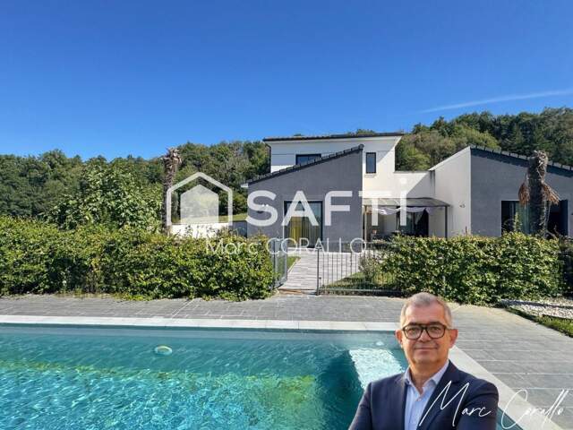 Maison 175 m² au calme, avec piscine, vue Vercors. — photo du bien