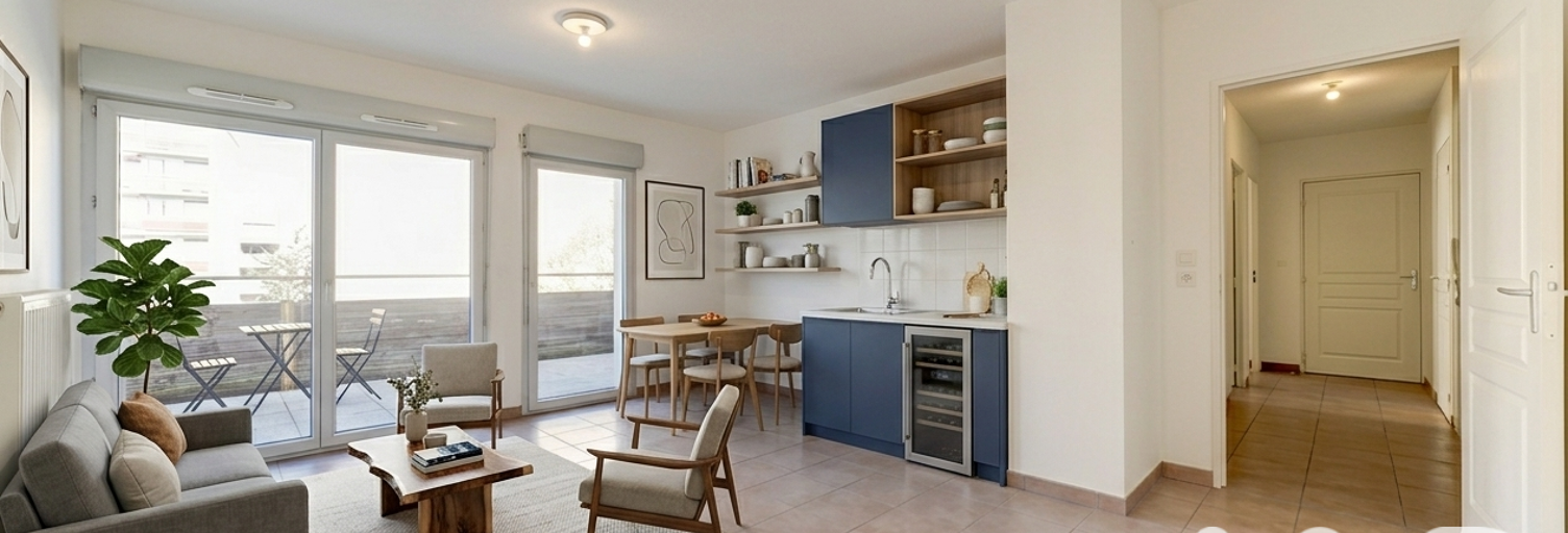 Appartement 3 Pièces 60 m² à vendre à Bron (69500)