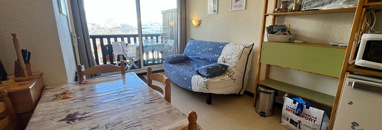 Appartement 2 Pièces 25 m² à vendre à Réallon (05160)