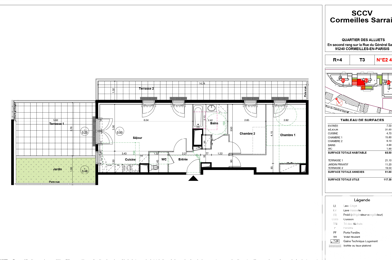 Appartement 3 pièces 397000 €