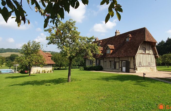 Ensemble fermier remarquable du 16/17ème siècle, 25mn de la Côte Fleurie — photo 4