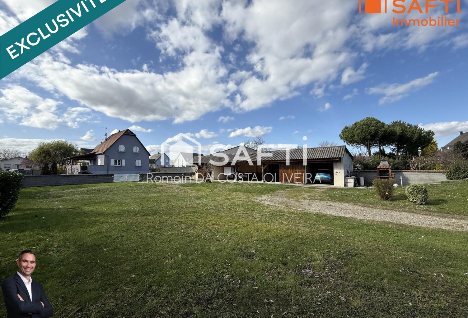 Superbe terrain constructible de 8 ares avec une dépendance, libre de constructeur et hors lotissement ! — photo 1