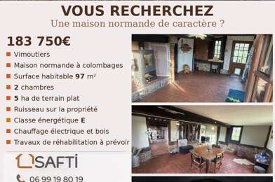 Maison 3 pièces 183750 €