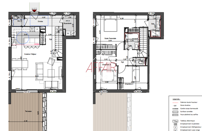 APPARTEMENT T4 DUPLEX AVEC TERRASSE — photo 2