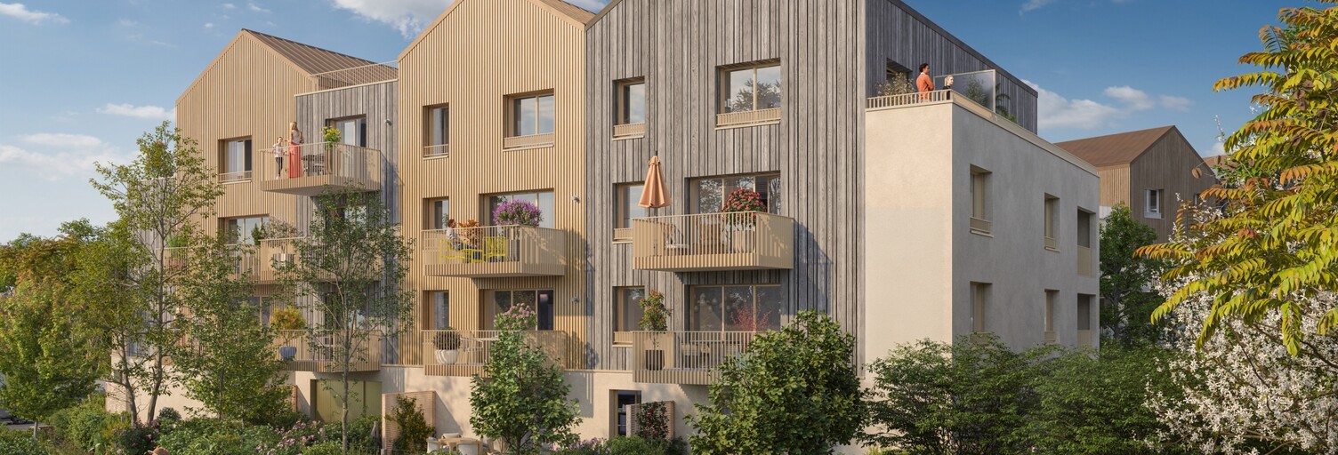 Appartement neuf T2, T3 Pièce 41 à 62 m² à vendre à Chantepie (35135)