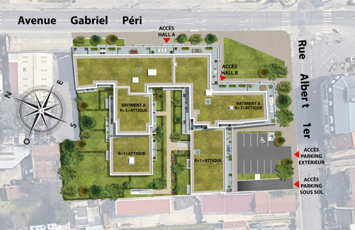 Vente programme neuf T2, T3, T4 37 à 80 m² Bezons (95870) — photo 4