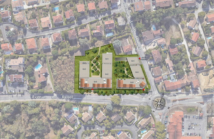 Vente programme neuf T1, T2, T3, T4 28 à 76 m² Saint-Orens-de-Gameville (31650) — photo 5