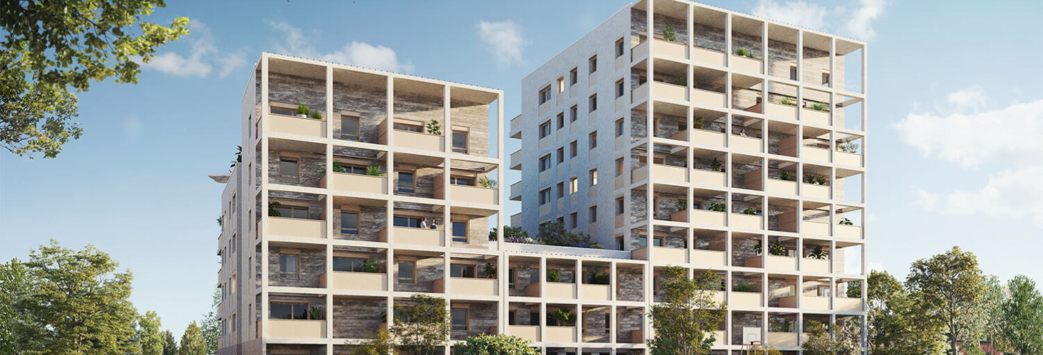 Appartement neuf T3, T4 Pièce 64 à 85 m² à vendre à Vénissieux (69200)