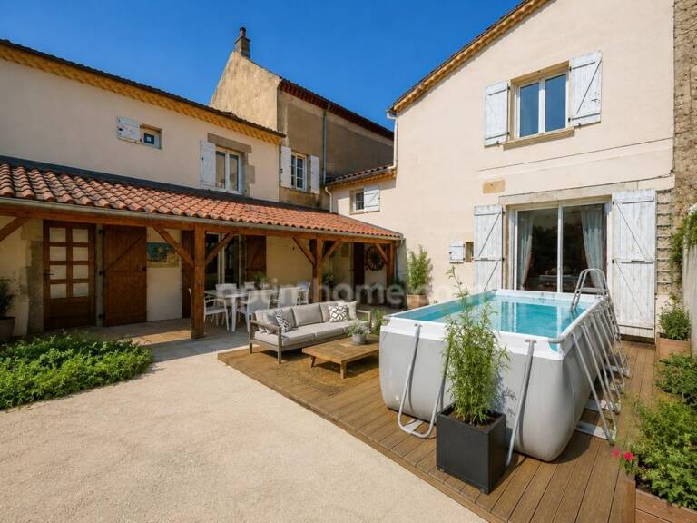 *** EXCLUSIVITE *** ENSEMBLE DE 2 MAISONS AVEC COUR *** FAYET-LE-CHÂTEAU 63160 *** — photo 1