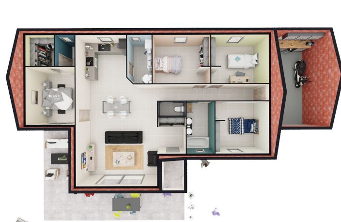 À vendre – Maison Neuve 4 chambres à Malataverne (26780) — photo 3