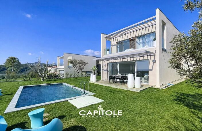Antibes – Vue mer – Villa contemporaine neuve 5P de 144 m² sur u — photo 4