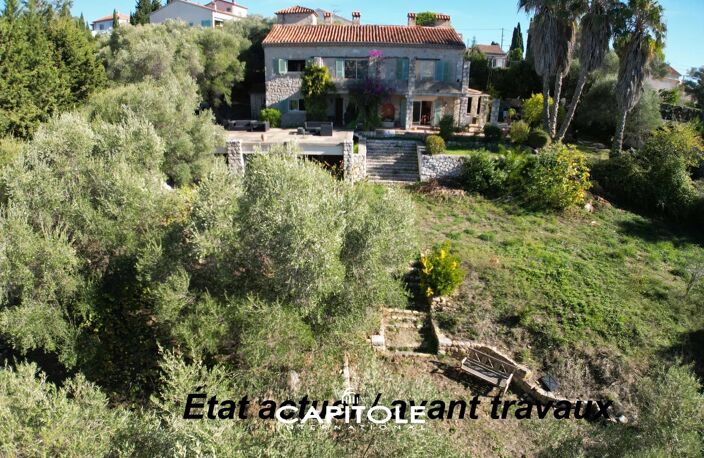 Antibes - Vue mer, Villa en pierres de 7 pièces, d'environ 205 m — photo 4