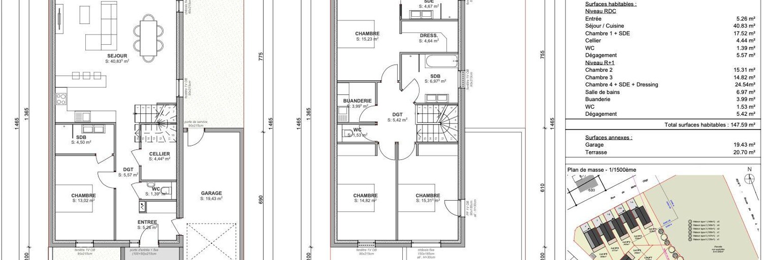 Maison 6 Pièces 147 m² à vendre à Argancy (57640)