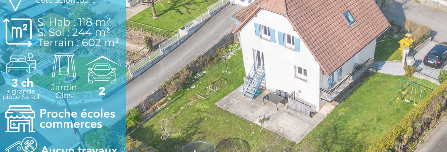 Maison 6 Pièces 118 m² à vendre à Audincourt (25400)