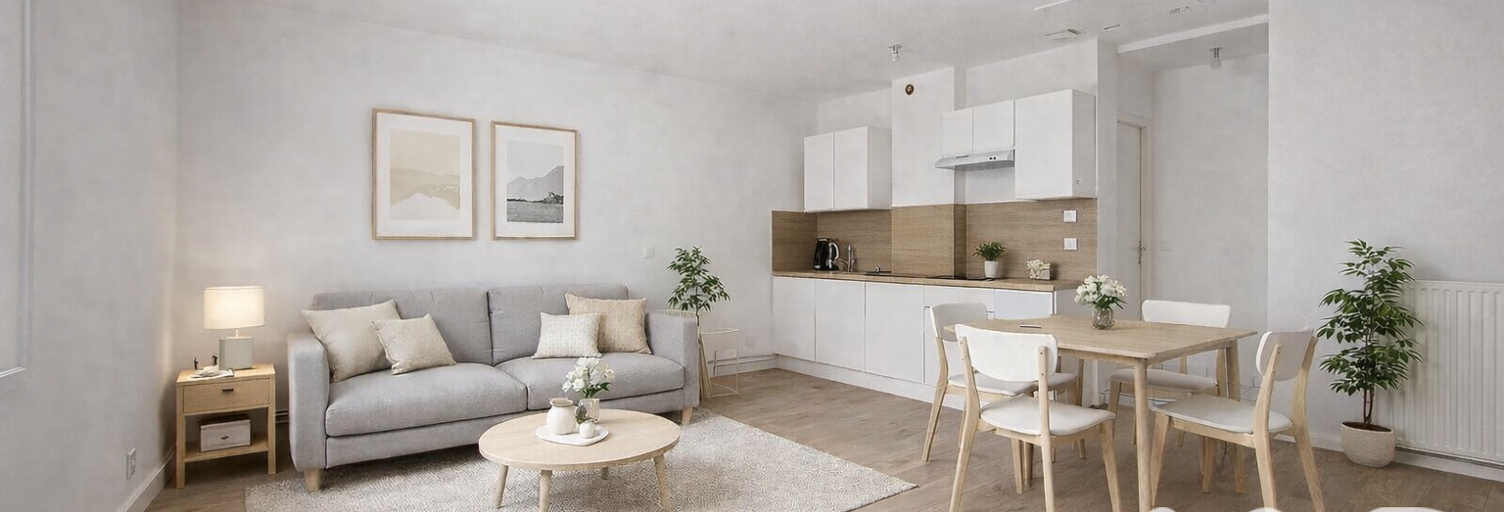 Appartement 2 Pièces 49 m² à vendre à Décines-Charpieu (69150)