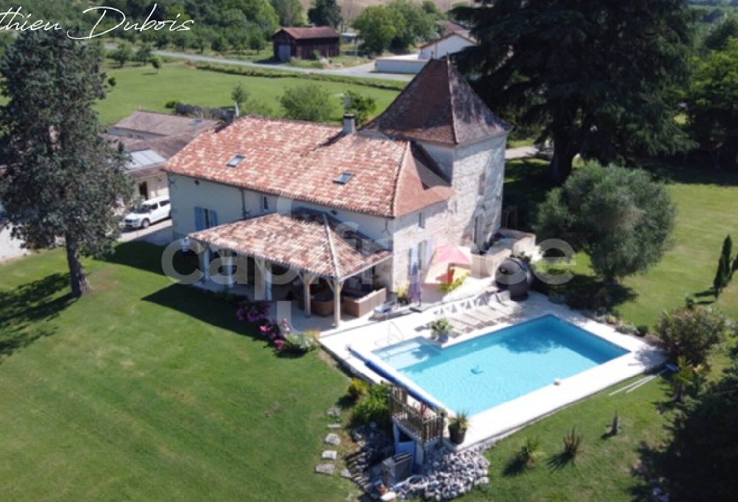 Domaine de prestige avec manoir, gîte et cottage sur 2,2 hectares de terrain paysager – Lot-et-Garonne — photo 1