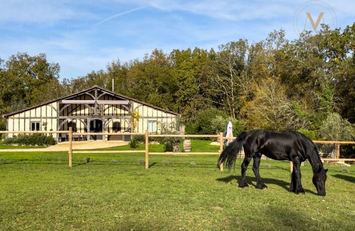 Propriété équestre d’exception implantée sur 21 hectares d’un seul tenant, à proximité de THEZAC (47) — photo 4