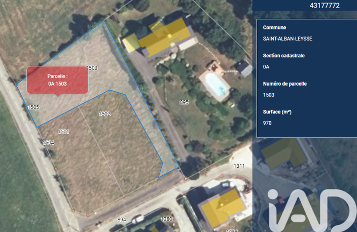 Vente Terrain 970 m&sup2; — photo 3